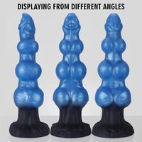 7.48in 8.66in 10.43in Knot Silicone Fantasy Animal Dildo G spot Anal Dilator