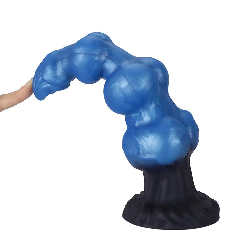 7.48in 8.66in 10.43in Knot Silicone Fantasy Animal Dildo G spot Anal Dilator