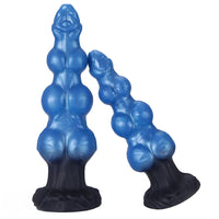 7.48in 8.66in 10.43in Knot Silicone Fantasy Animal Dildo G spot Anal Dilator