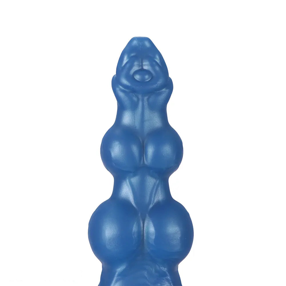 7.48in 8.66in 10.43in Knot Silicone Fantasy Animal Dildo G spot Anal Dilator