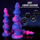 7.48in 8.66in 10.43in Monster Knot Silicone Fantasy Dildo G-spot Giant Penis