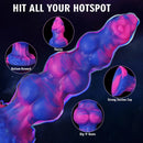 7.48in 8.66in 10.43in Monster Knot Silicone Fantasy Dildo G-spot Giant Penis