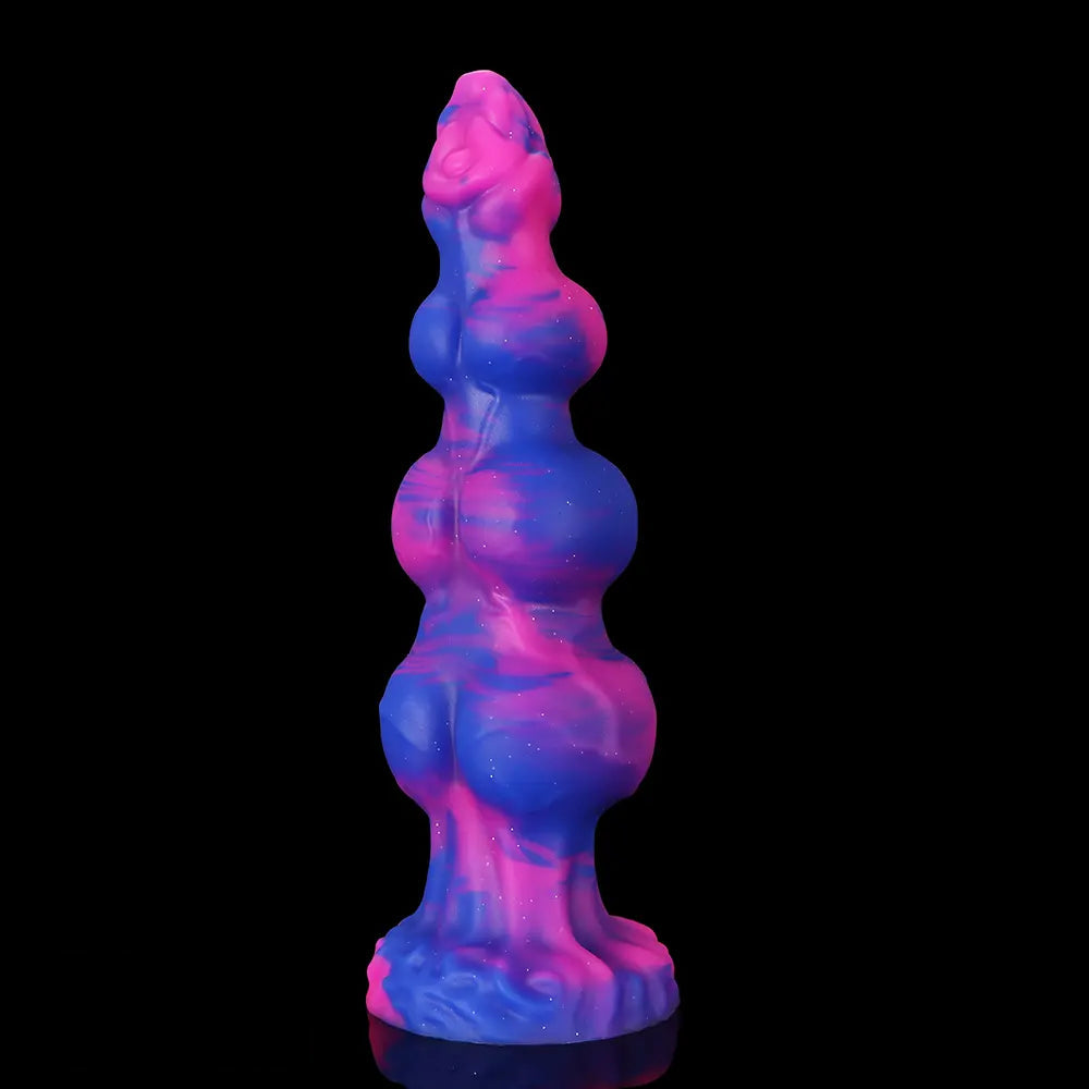 7.48in 8.66in 10.43in Monster Knot Silicone Fantasy Dildo G-spot Giant Penis