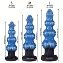 7.48in 8.66in 10.43in Soft Big Penis Realistic Texture Knot Dildo For Vagina