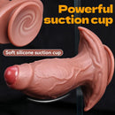 7.48in 8.66in 9.84in Uncut Foreskin Thick Real Dildo Vagina & Anal Sex Toy