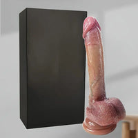7.48in 8.66in Real Lifelike Silicone Soft Dildo For Female Sex Pleasure