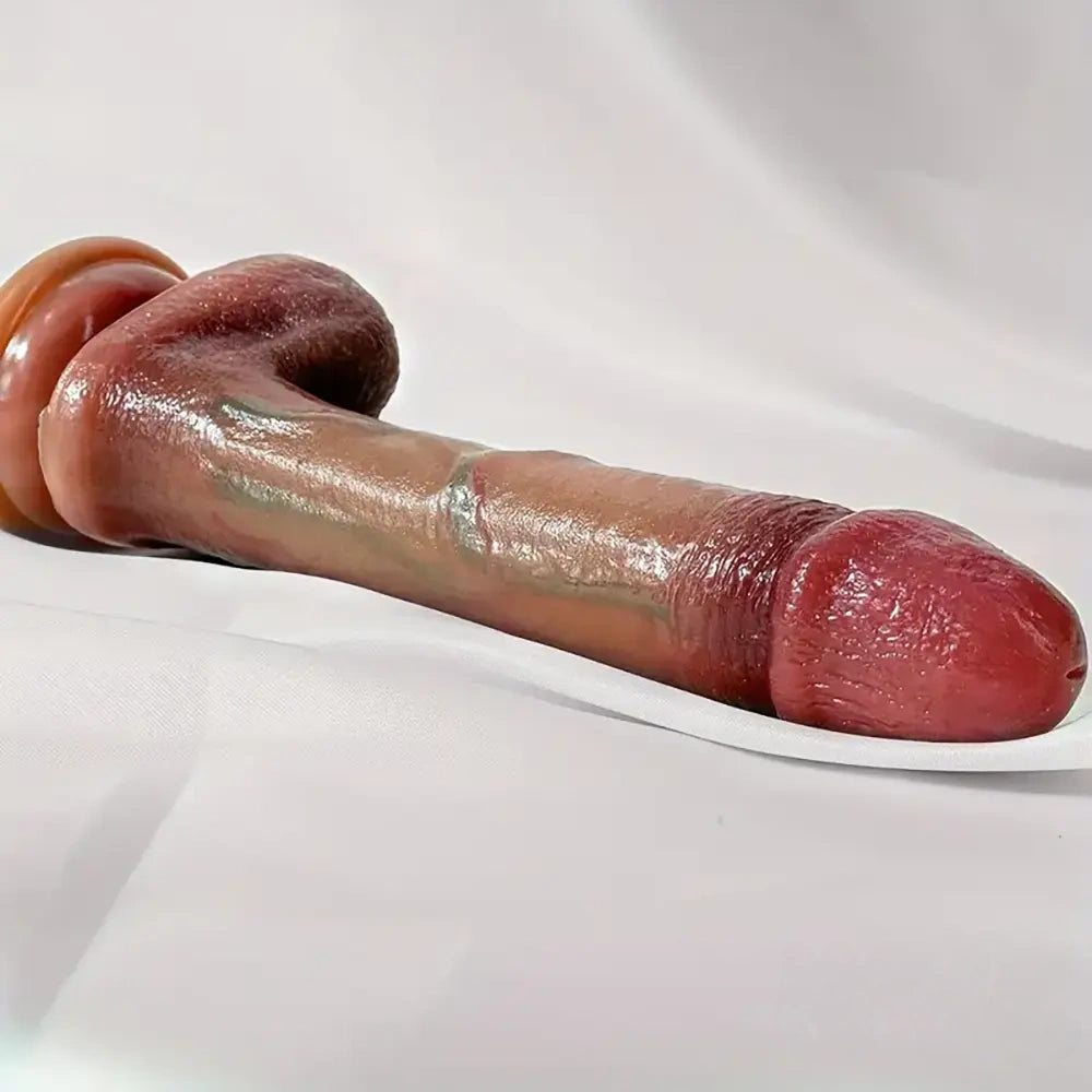 7.48in 8.66in Real Lifelike Silicone Soft Dildo For Female Sex Pleasure