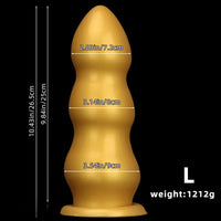 7.48in 8.85in 10.43in 12in Extra Large Gold Silicone Dildo Highquality Toy