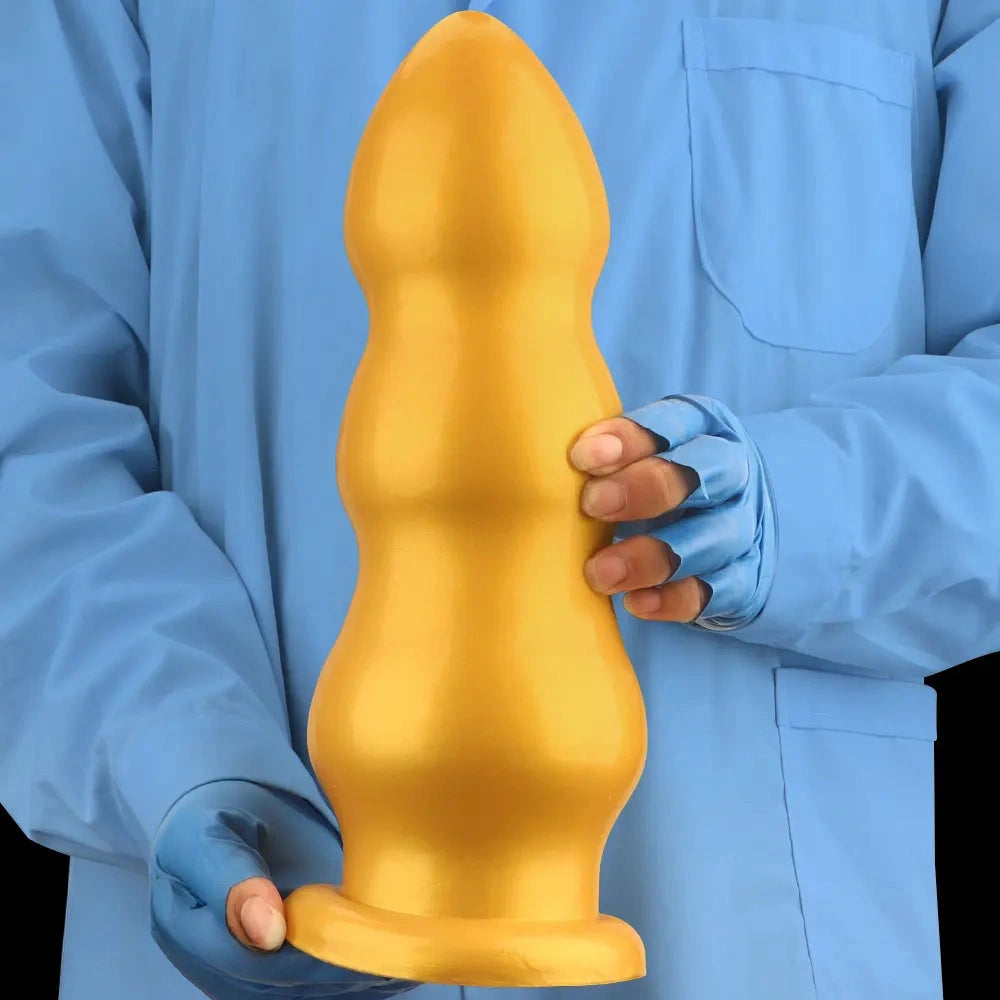 7.48in 8.85in 10.43in 12in Extra Large Gold Silicone Dildo Highquality Toy