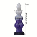 7.48in 8.85in 10.62in Fantasy 3 Dog Knots Wide Cylindrical Anal G-spot Dildo