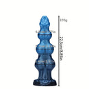 7.48in 8.85in 10.62in Fantasy Monster Knot Design Silicone Soft Huge Dildo