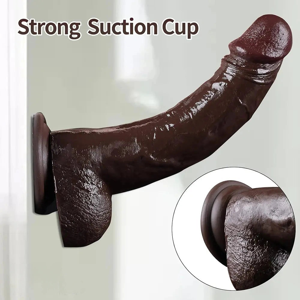 7.48in 8in Silicone Soft Realistic Soft Skin Feeling Dildo For Women Men