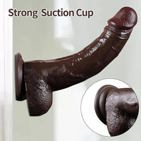 7.48in 8in Silicone Soft Realistic Soft Skin Feeling Dildo For Women Men