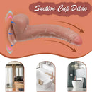 7.48in 8in Silicone Soft Realistic Soft Skin Feeling Dildo For Women Men