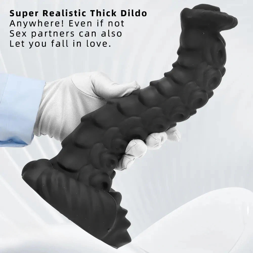 7.48in 9.05in 10.62in Elbow Odd Shaped Big Penis Anal Plug Dilator Dildo