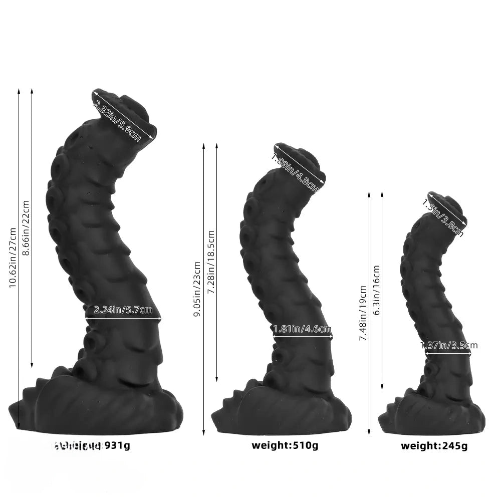 7.48in 9.05in 10.62in Elbow Odd Shaped Big Penis Anal Plug Dilator Dildo