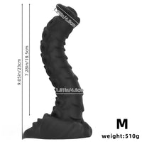 7.48in 9.05in 10.62in Elbow Odd Shaped Big Penis Anal Plug Dilator Dildo