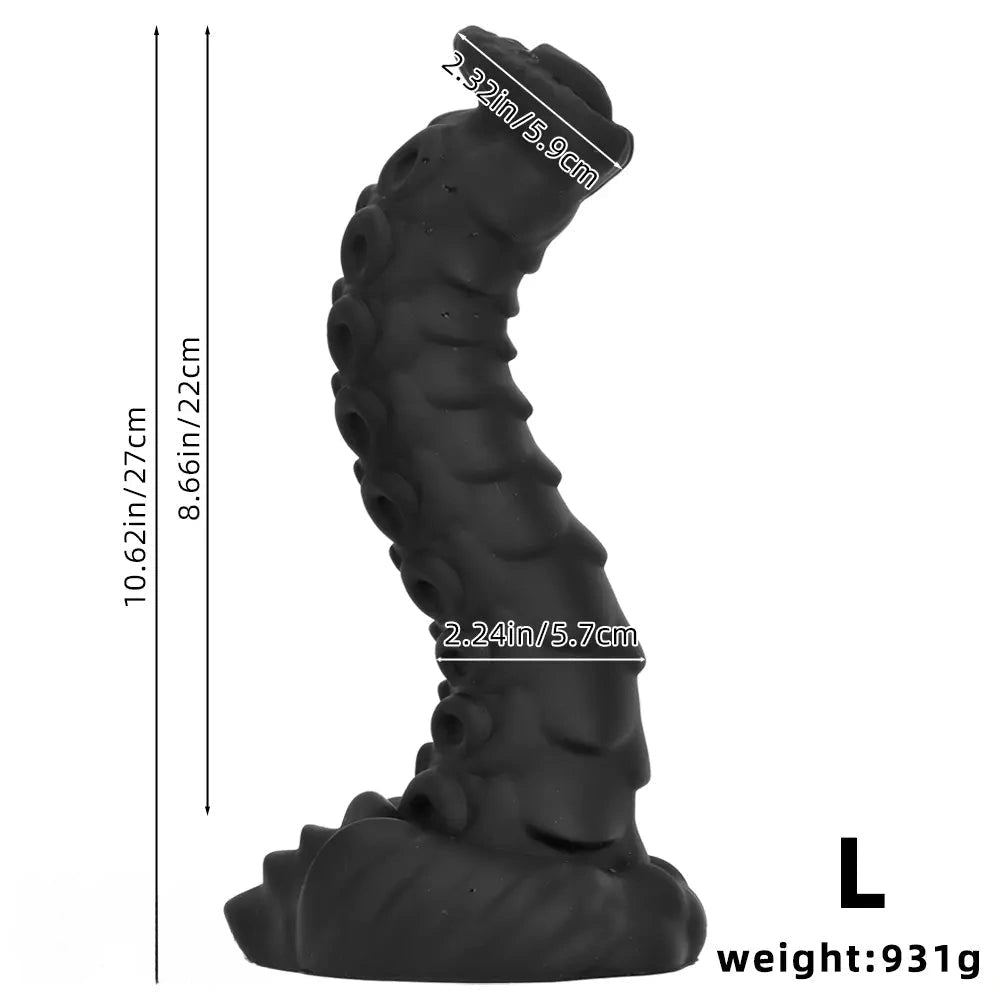 7.48in 9.05in 10.62in Elbow Odd Shaped Big Penis Anal Plug Dilator Dildo
