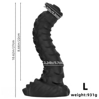 7.48in 9.05in 10.62in Elbow Odd Shaped Big Penis Anal Plug Dilator Dildo