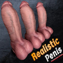 7.48in 9.05in 9.84in Realistic Strapon Big Dildo For Hands-free Soft Penis