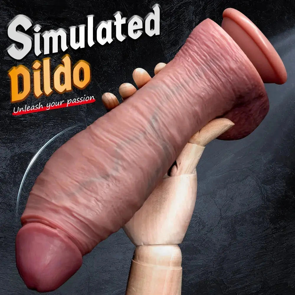 7.48in 9.05in 9.84in Realistic Strapon Big Dildo For Hands-free Soft Penis