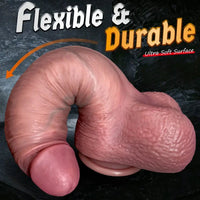 7.48in 9.05in 9.84in Realistic Strapon Big Dildo For Hands-free Soft Penis