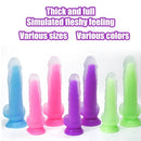 7.48in 9.25in Luminous Silicone Soft Dildo For Men Women Fucking
