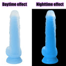 7.48in 9.25in Luminous Silicone Soft Dildo For Men Women Fucking