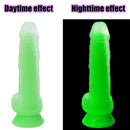 7.48in 9.25in Luminous Silicone Soft Dildo For Men Women Fucking