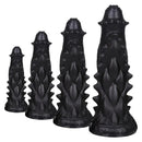 7.48in 9.37in 11.41in 13.38in Spiked Monster PVC Huge Dildo For Clit Sex