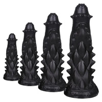 7.48in 9.37in 11.41in 13.38in Spiked Monster PVC Huge Dildo For Clit Sex
