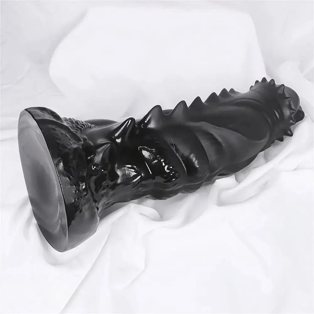 7.48in 9.37in 11.41in 13.38in Spiked Monster PVC Huge Dildo For Clit Sex