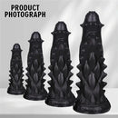 7.48in 9.37in 11.41in 13.38in Spiked Monster PVC Huge Dildo For Clit Sex