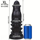 7.48in 9.37in 11.41in 13.38in Spiked Monster PVC Huge Dildo For Clit Sex