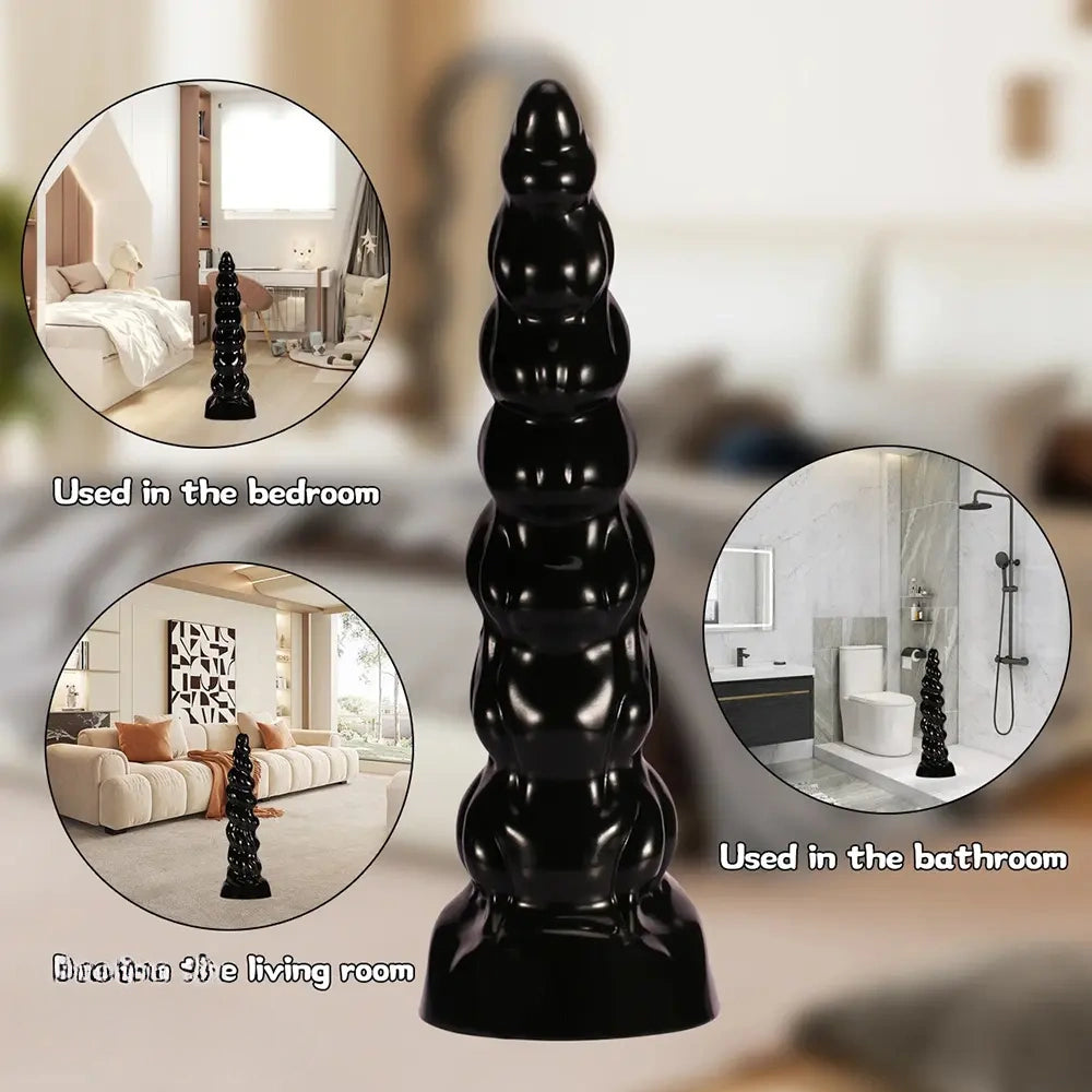 7.48in 9.37in 11.6in Cross-border Anal Dildo For Male Female Masturbation