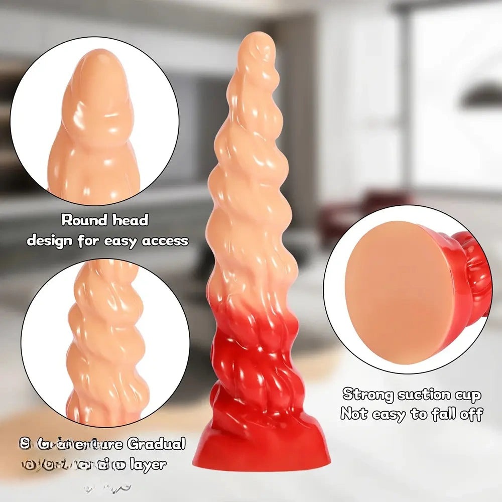 7.48in 9.37in 11.6in Cross-border Anal Dildo For Male Female Masturbation