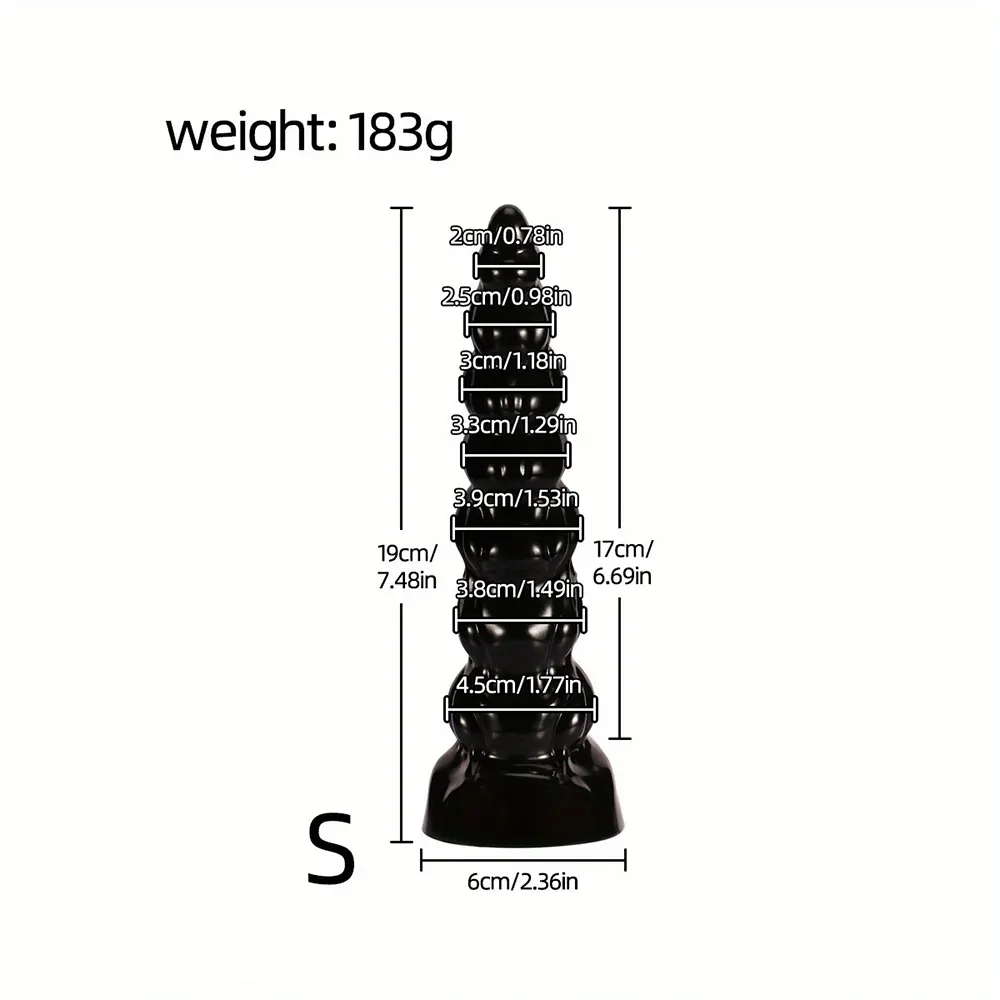7.48in 9.37in 11.6in Cross-border Anal Dildo For Male Female Masturbation