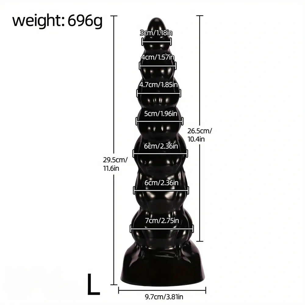 7.48in 9.37in 11.6in Cross-border Anal Dildo For Male Female Masturbation