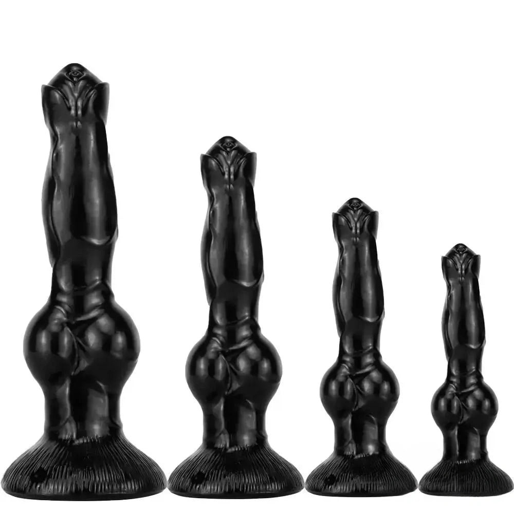 7.48in 9.45in 11.02in 12.99in Big Fantasy Animal Dog Cock Female Dildo