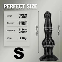 7.48in 9.45in 11.02in 12.99in Big Fantasy Animal Dog Cock Female Dildo