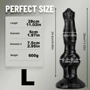 7.48in 9.45in 11.02in 12.99in Big Fantasy Animal Dog Cock Female Dildo