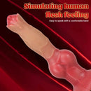 7.48in 9.45in 11.02in 12.99in Soft Liquid Silicone Large Dog Knotted Dildo
