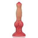 7.48in 9.45in 11.02in 12.99in Soft Liquid Silicone Large Dog Knotted Dildo