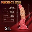 7.48in 9.45in 11.02in 13.38in Big Dragon Fantasy Silicone Soft Penis Dildo