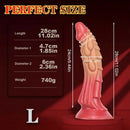 7.48in 9.45in 11.02in 13.38in Big Dragon Fantasy Silicone Soft Penis Dildo