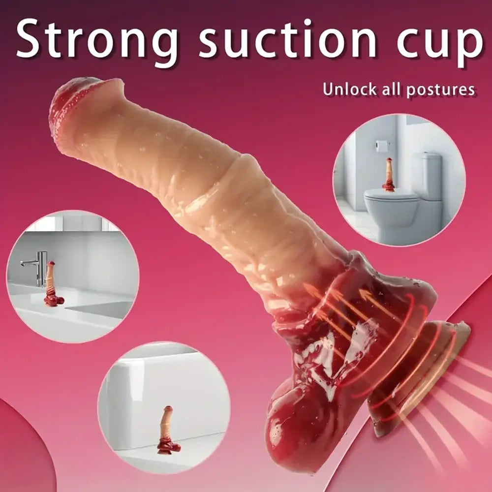 7.48in 9.64in 11.02in PVC Cock Big Monster Horse Dildo For G-Spot