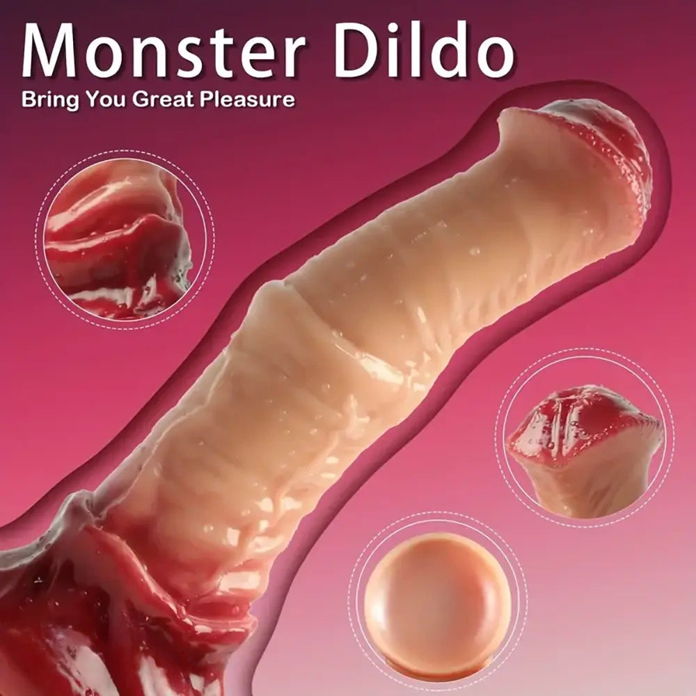 7.48in 9.64in 11.02in PVC Cock Big Monster Horse Dildo For G-Spot