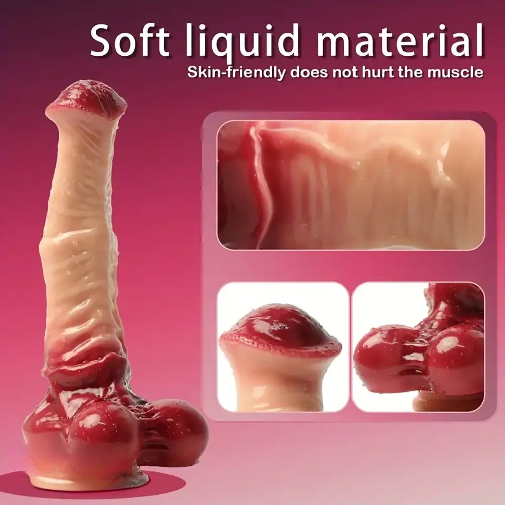 7.48in 9.64in 11.02in PVC Cock Big Monster Horse Dildo For G-Spot