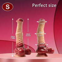7.48in 9.64in 11.02in PVC Cock Big Monster Horse Dildo For G-Spot