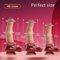 7.48in 9.64in 11.02in PVC Cock Big Monster Horse Dildo For G-Spot